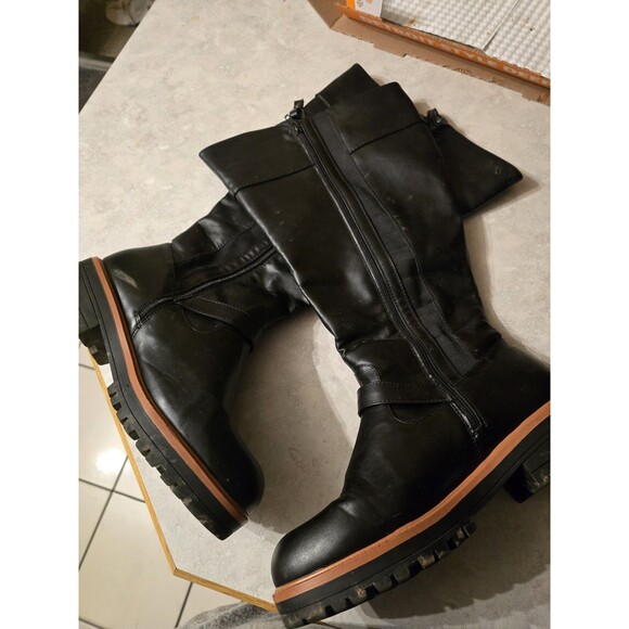 Avenue Women's Wide Width Myla Tall Shaft Boots - 10 W, Black, Plus Size - Picture 6 of 6